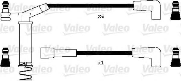 Fios de alta voltagem, kit 346096 VALEO