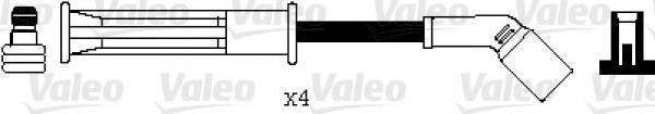 346095 VALEO fios de alta voltagem, kit