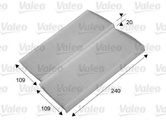 Купить 715649 VALEO Фильтр салона угольный