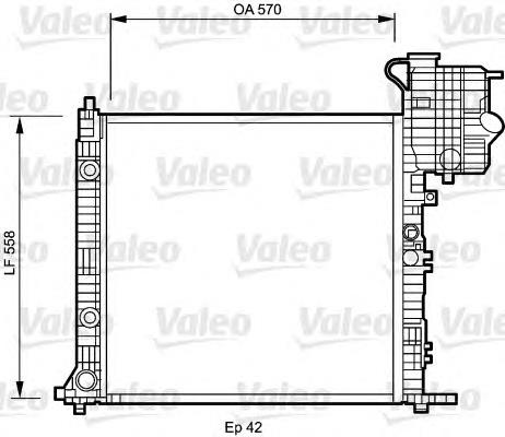 Radiador de esfriamento de motor A6385013401 Mercedes