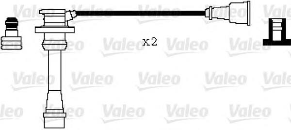 346020 VALEO fios de alta voltagem, kit