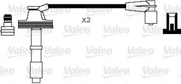 346001 VALEO fios de alta voltagem, kit