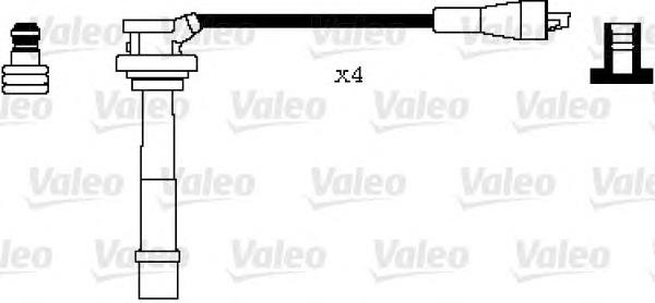 346005 VALEO fios de alta voltagem, kit