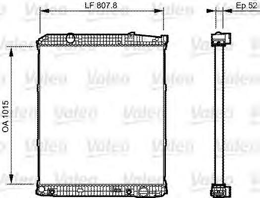 Радиатор охлаждения двигателя A9425003503 Mercedes