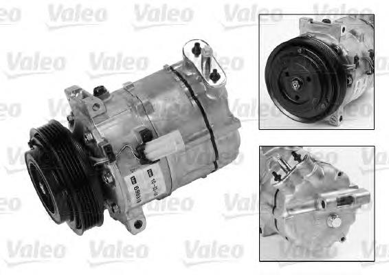 699818 VALEO compressor de aparelho de ar condicionado