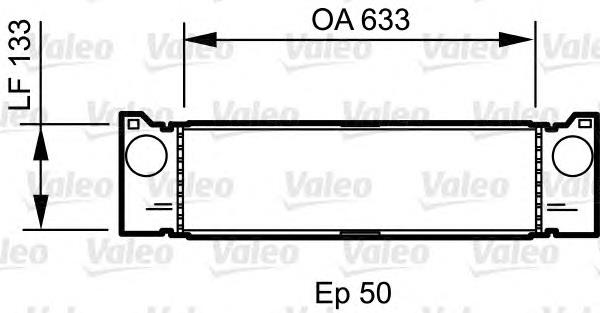 818808 VALEO radiador de intercooler