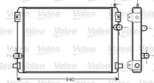 8602060 Volvo radiador de esfriamento de motor