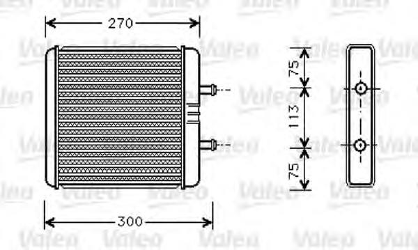 812340 VALEO radiador de forno (de aquecedor)