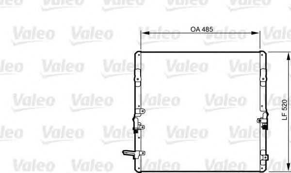 Radiador de aparelho de ar condicionado 814280 VALEO