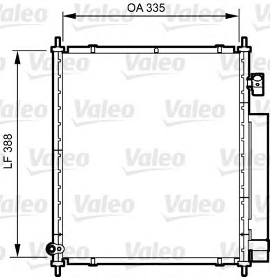 814241 VALEO radiador de aparelho de ar condicionado