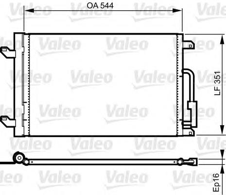 814198 VALEO Конденсатор