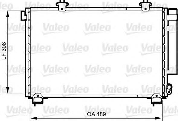 Radiador de aparelho de ar condicionado 814307 VALEO