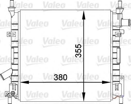 Radiador de esfriamento de motor 1221061 Ford