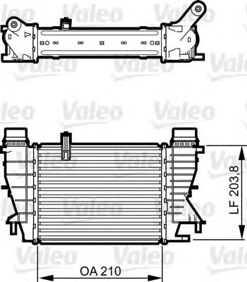 Radiador de intercooler para Nissan Tiida (C11X)