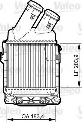 817490 VALEO radiador de intercooler
