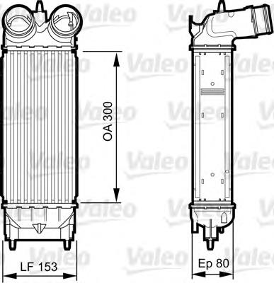 818244 VALEO radiador de intercooler