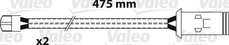 882333 VALEO датчик износа тормозных колодок передний
