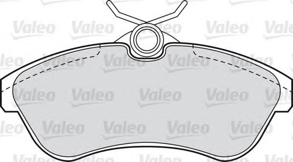 Тормозные колодки VALEO 598501