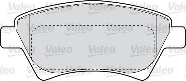 Тормозные колодки VALEO 598558