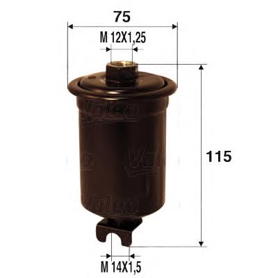 Фильтр тонкой очистки топлива VALEO 587208 цена, от 6.33 USD