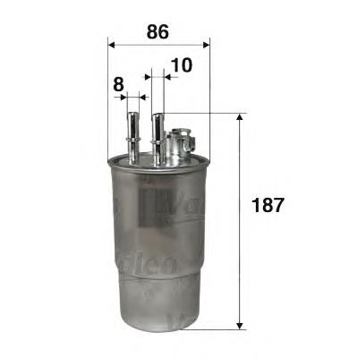 Топливный фильтр 587503 VALEO
