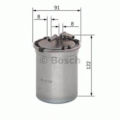 0450906464 Bosch filtro de combustível
