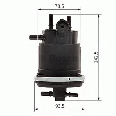 0450907001 Bosch filtro de combustível