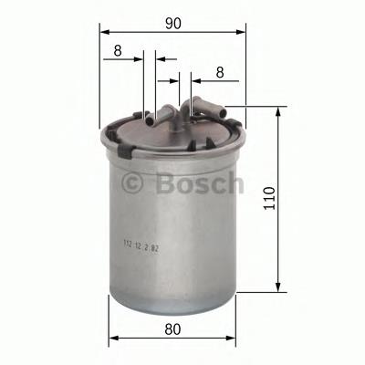 0450906500 Bosch filtro de combustível