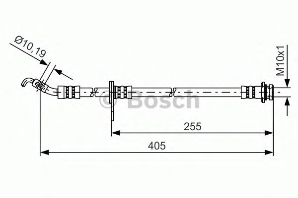 1987481403 Bosch mangueira do freio dianteira