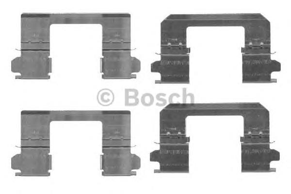 1987474461 Bosch kit de molas de fixação de sapatas de disco dianteiras