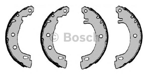 Задние барабанные колодки F026004550 Bosch