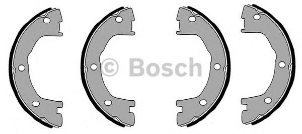 F026008001 Bosch sapatas do freio traseiras de tambor