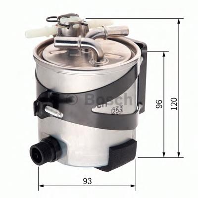 Фильтр тонкой очистки топлива Bosch F026402016 цена, от 31.12 USD
