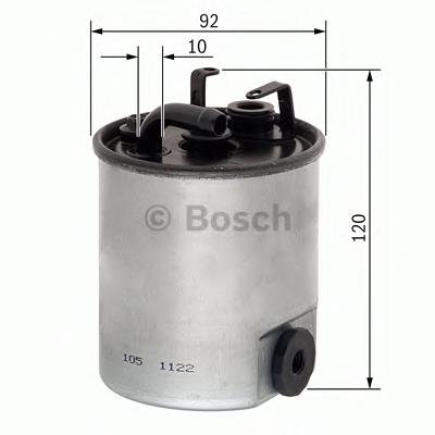 F026402003 Bosch filtro de combustível