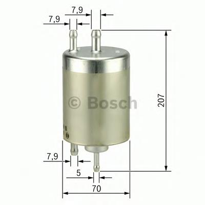 F026403000 Bosch filtro de combustível