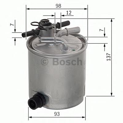 F026402096 Bosch filtro de combustível