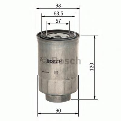 F026402063 Bosch filtro de combustível