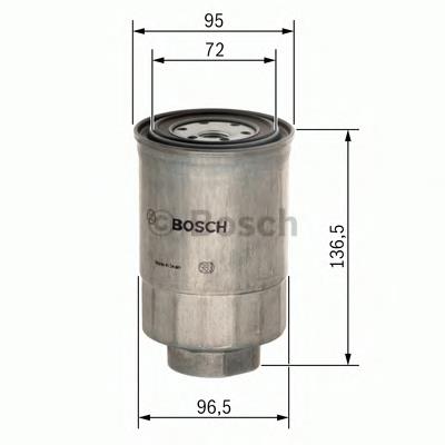 1457434302 Bosch filtro de combustível