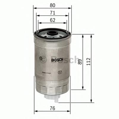 1457434291 Bosch filtro de combustível