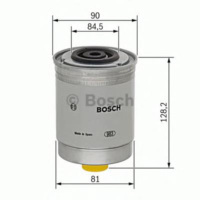 1457434400 Bosch filtro de combustível