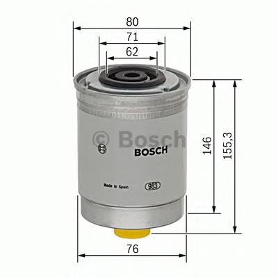 1457434447 Bosch filtro de combustível