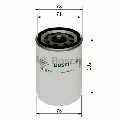 F026407027 Bosch filtro de óleo