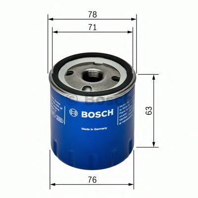 F026407022 Bosch filtro de óleo