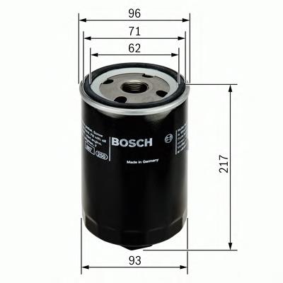 F 026 407 052 Bosch filtro de óleo