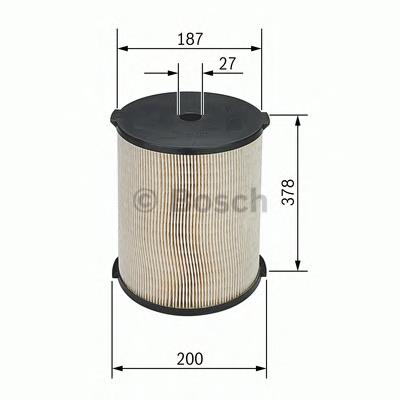 Filtro de óleo F026407054 Bosch