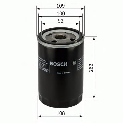 F026407043 Bosch filtro de óleo
