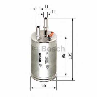 F026403014 Bosch filtro de combustível