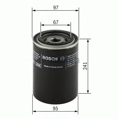 F026404005 Bosch filtro da caixa automática de mudança