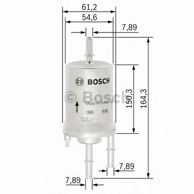 F026403006 Bosch filtro de combustível