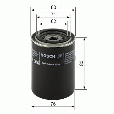 F 026 407 005 Bosch filtro de óleo